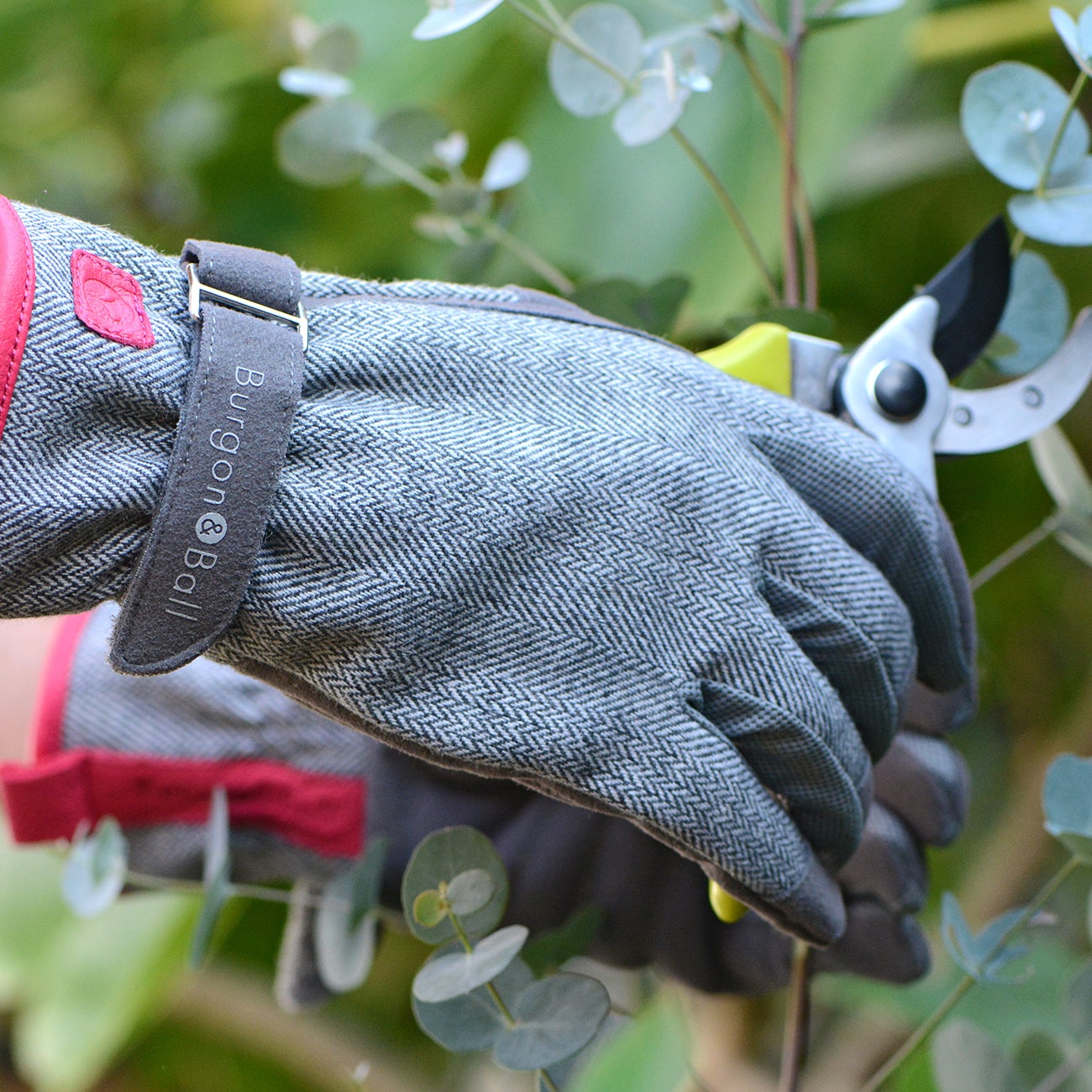 'Love the Glove' Women's Gardening Gloves, Grey Tweed