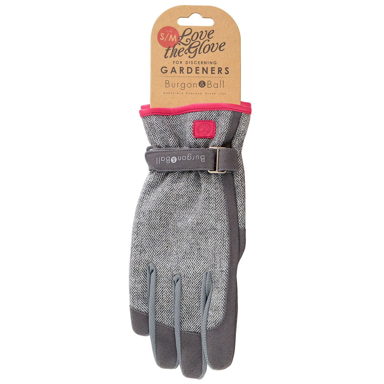 'Love the Glove' Women's Gardening Gloves, Grey Tweed