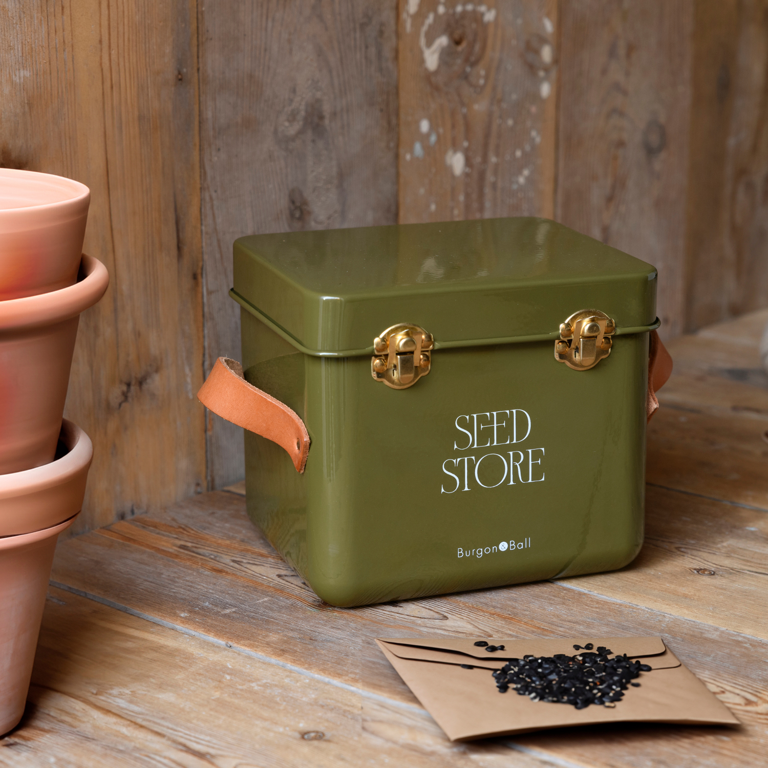 Seed Packet Storage Tin
