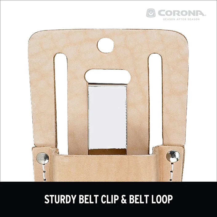 Sturdy belt clip & belt loop.