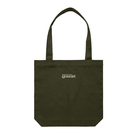 Backyard Botanist Branded Tote Bag