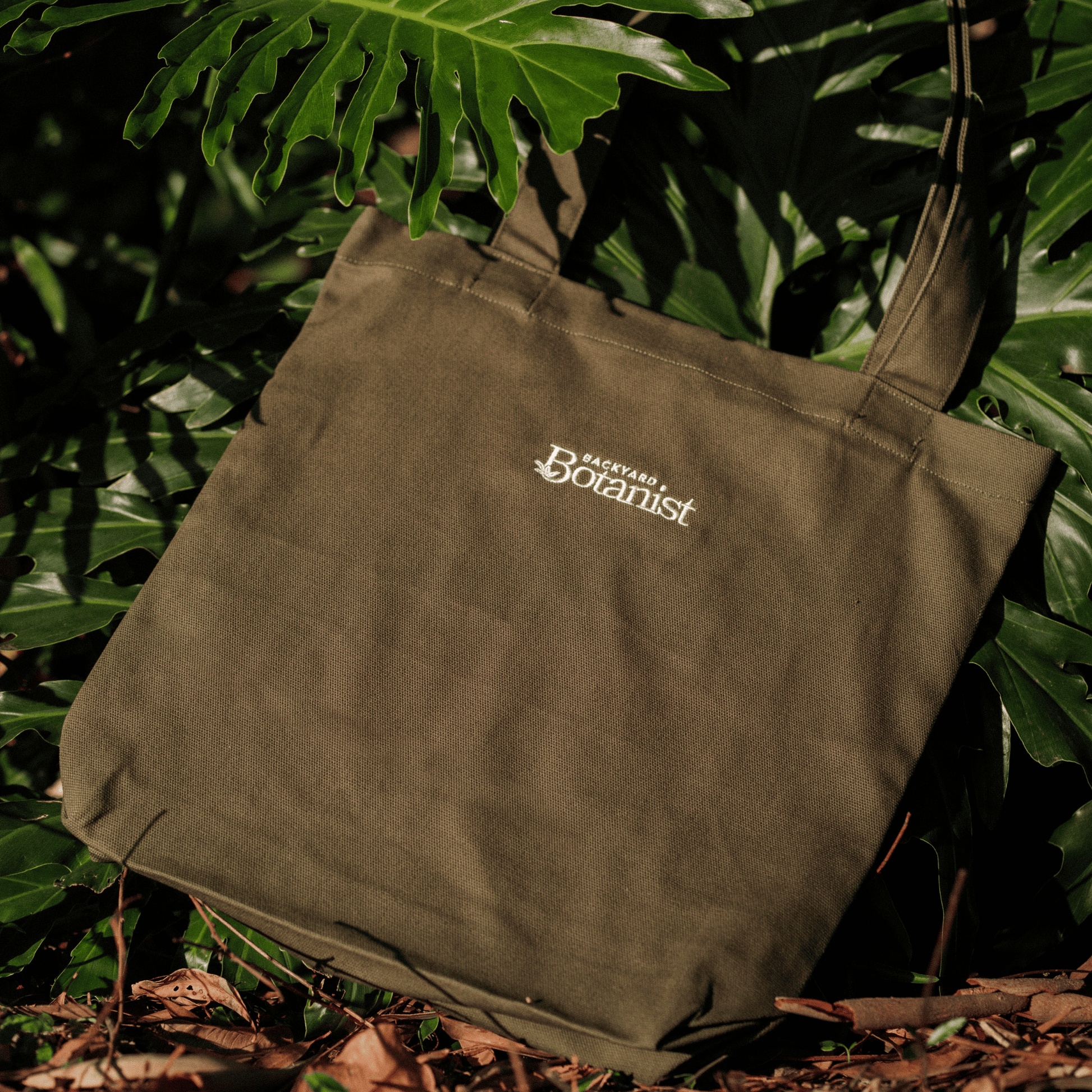 Backyard Botanist Tote Bag Plant