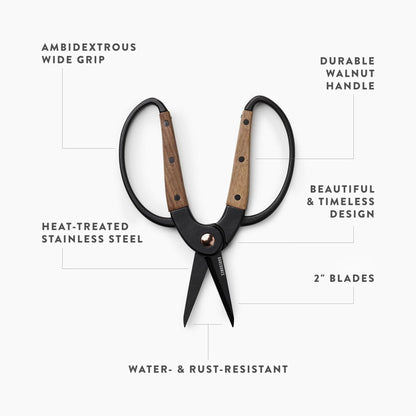 Barebones Garden Scissors Features