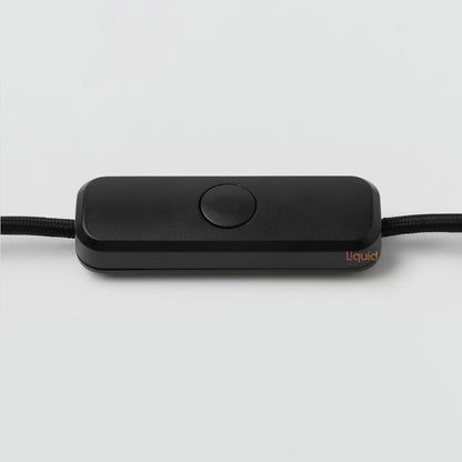 Black Plug In Pendant with Dimmer Switch