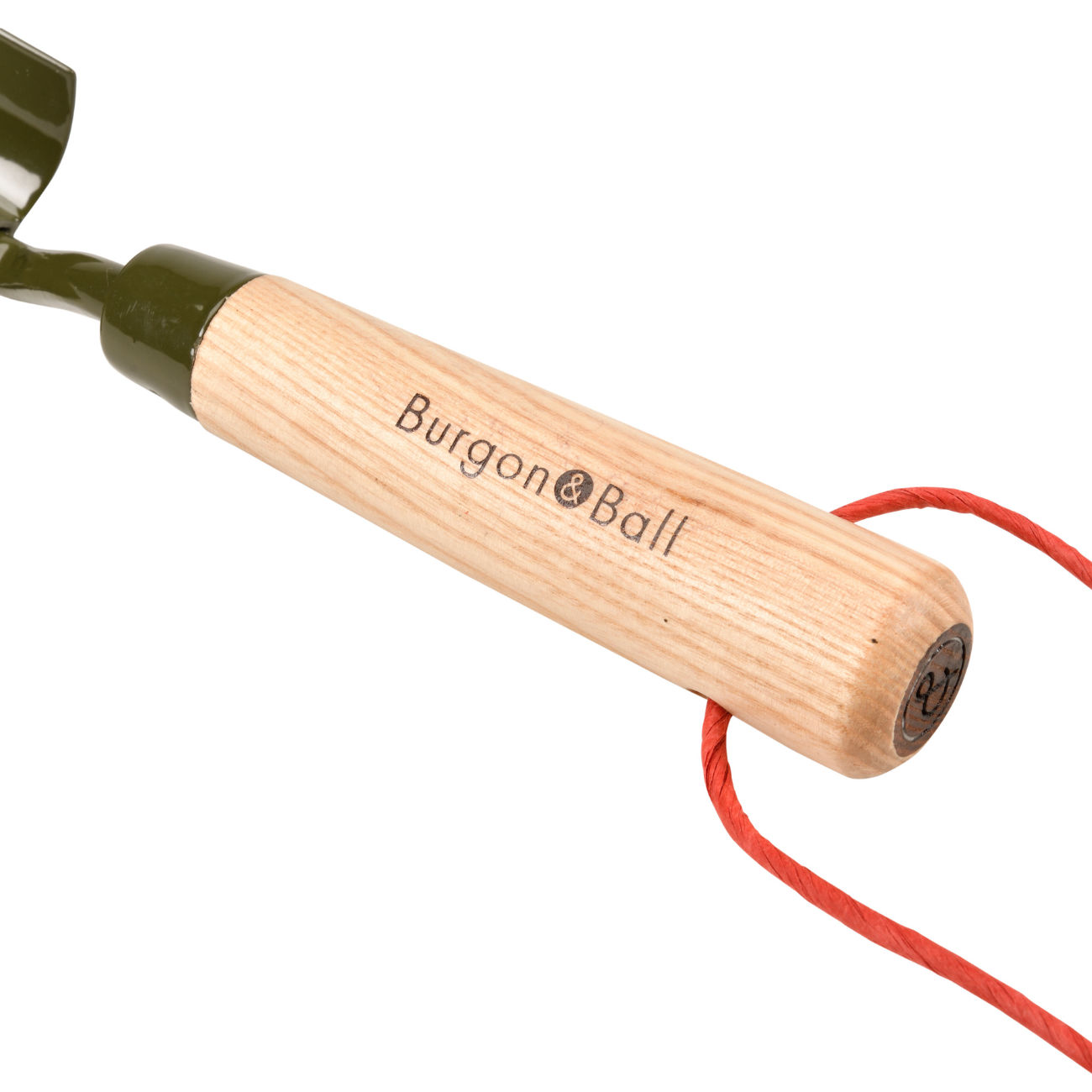Burgon & Ball Logo on Garden Tool Handle