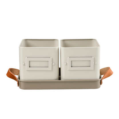 Burgon & Ball Herb Pots in Tray