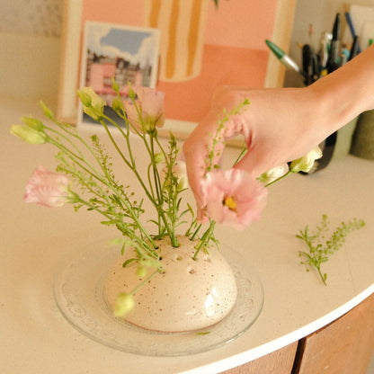 Ceramic Flower Frog