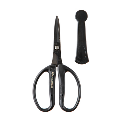 Chikamasa Professional Japanese Florist Scissors with Blade Cap