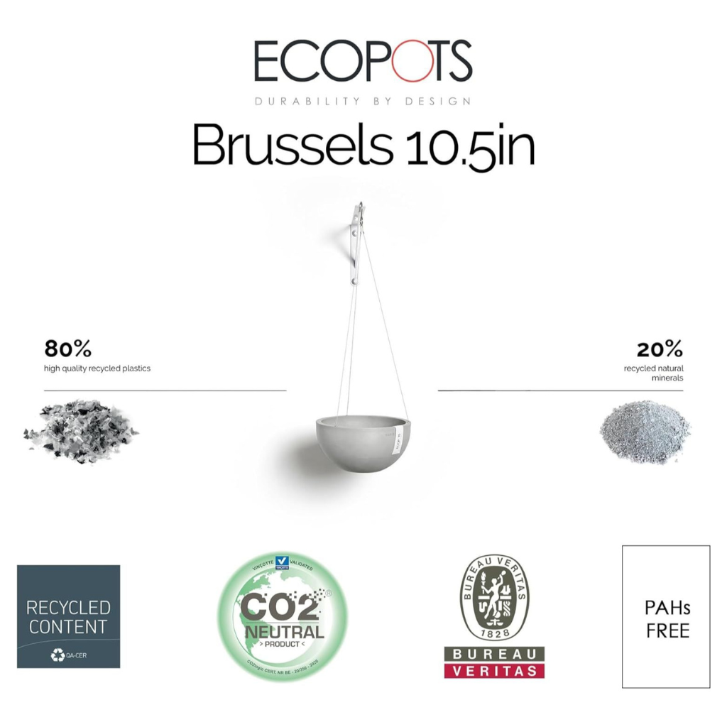 EcoPots Hanging Brussels Eco Specs