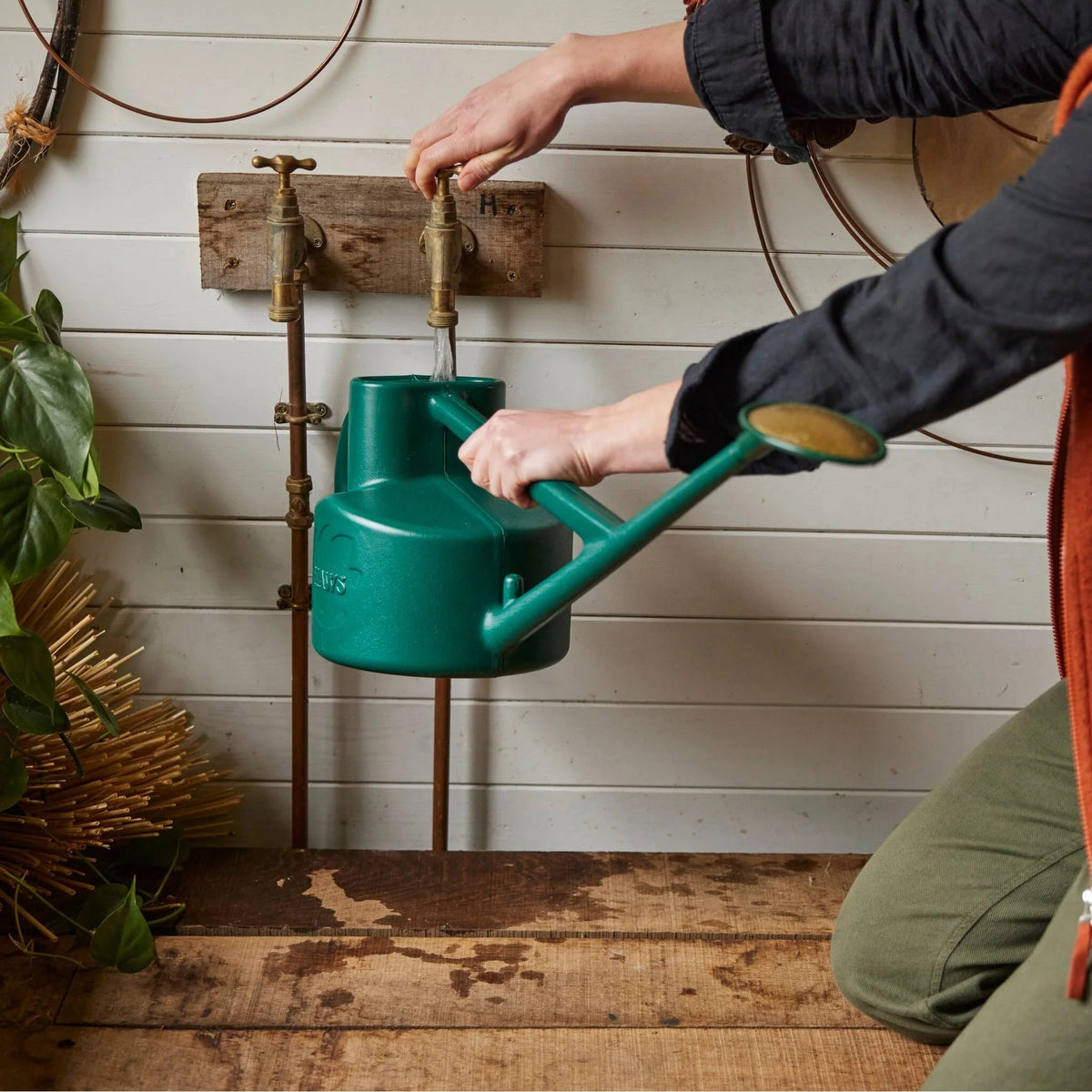 Filling Haws Selly Soak 4.5L Outdoor Watering Can