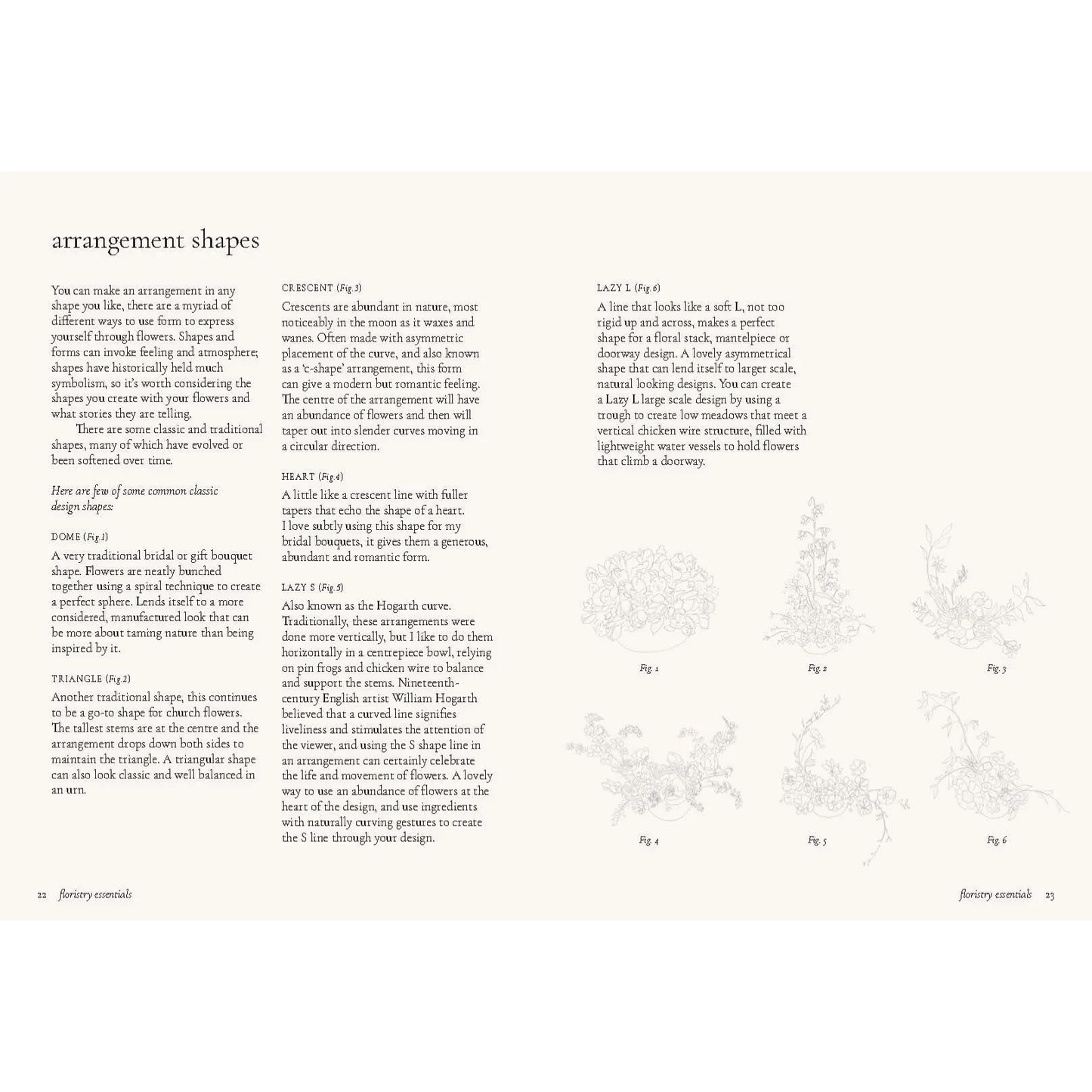 Floristry Book Arrangement Shapes