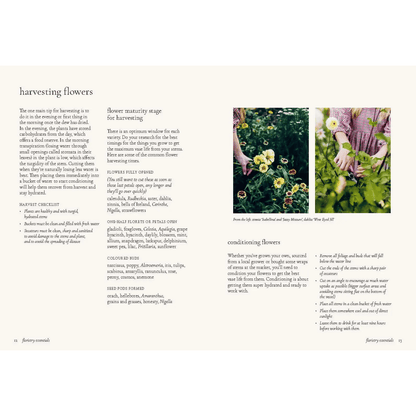 Floristry Book Harvesting Flowers