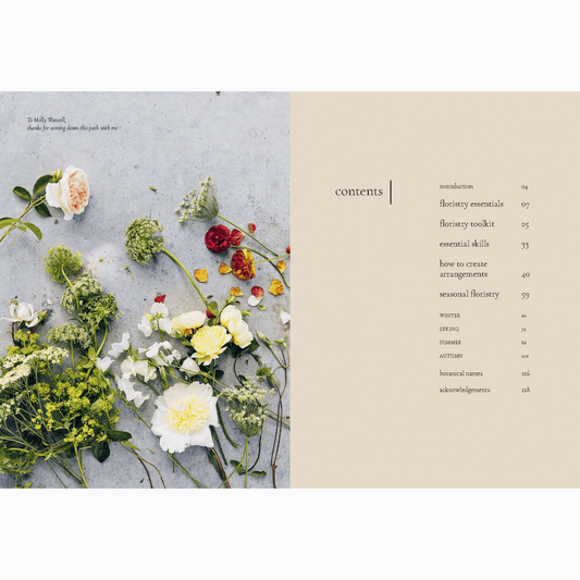 Floristry Book Milli Proust Contents