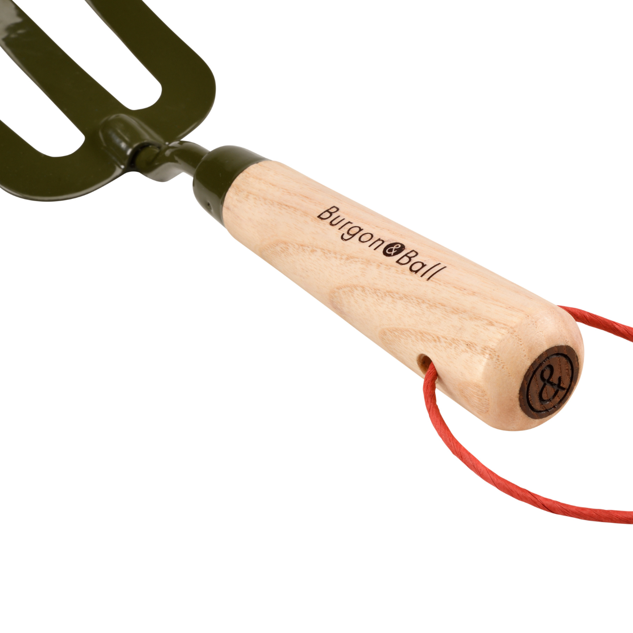 Burgon & Ball RHS BoronGreen Hand Fork Handle