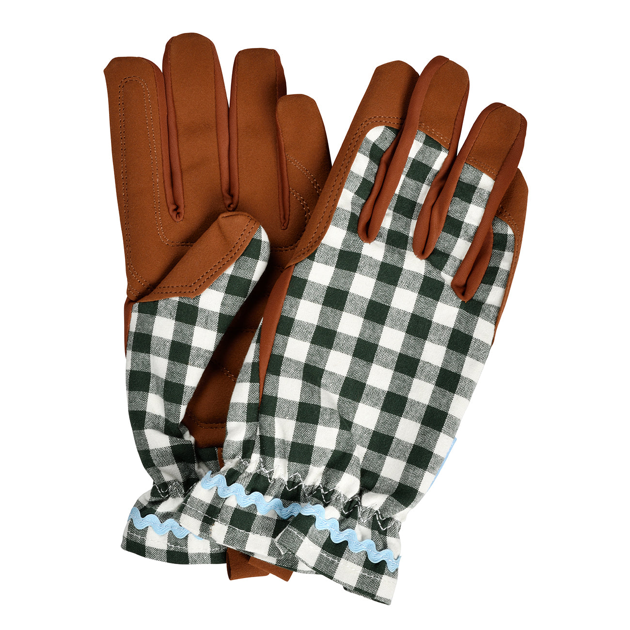 Burgon & Ball 'Collector' Women's Gardening Gloves, Heritage Green Check