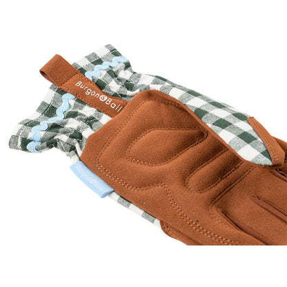 Burgon & Ball Tag on Heritage Green Collector Gardening Gloves