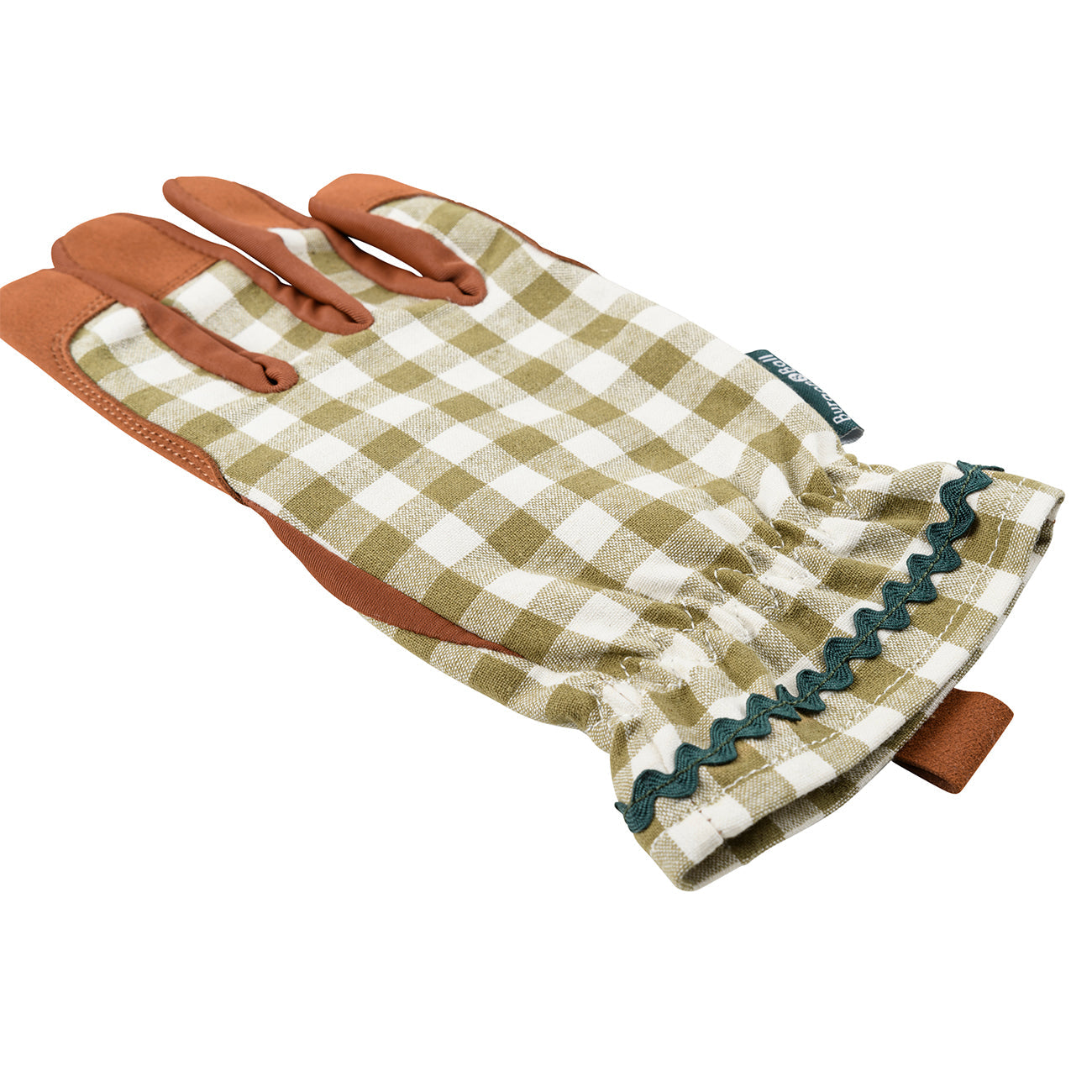 Ric Rac Trim on Cottage Gardening Gloves