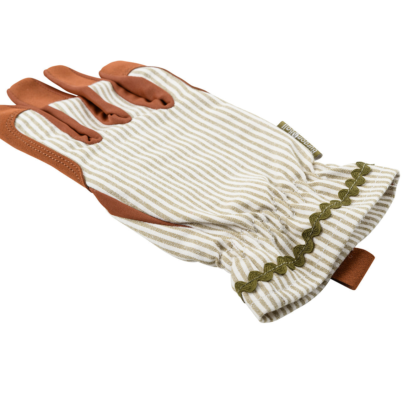 Ric Rac Trim on Cottage Gardening Gloves