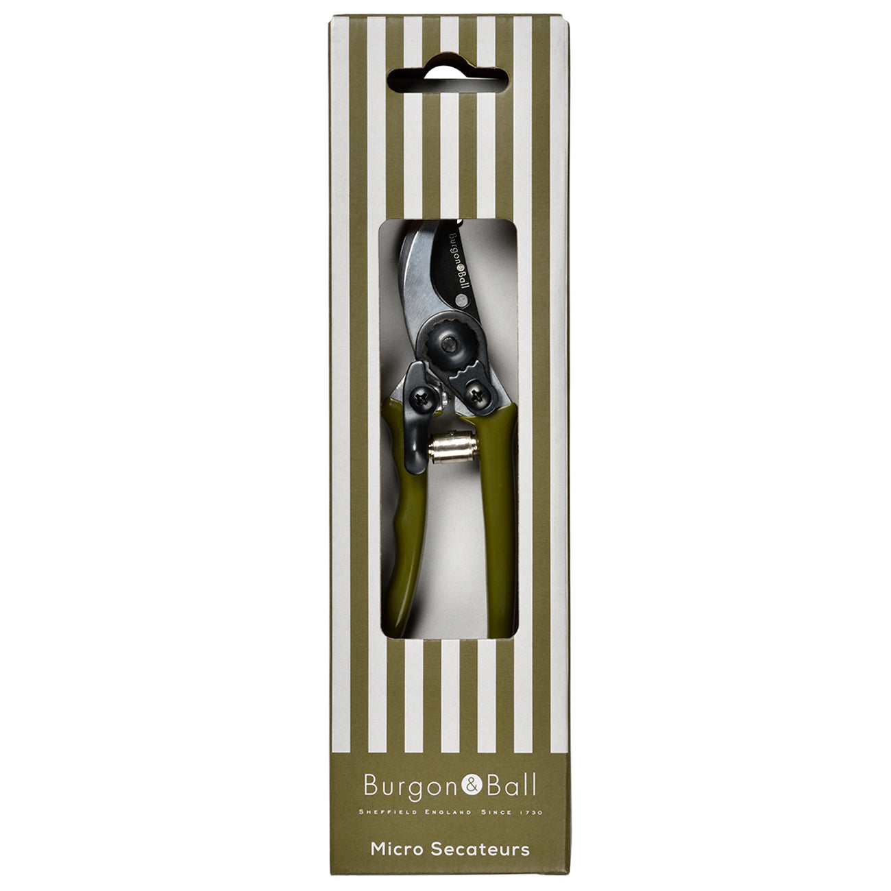 Burgon & Ball 'Collector' Micro Secateurs Striped Box