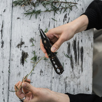 Stripping Herbs with Barebones Herb Harvest & Strip Tool