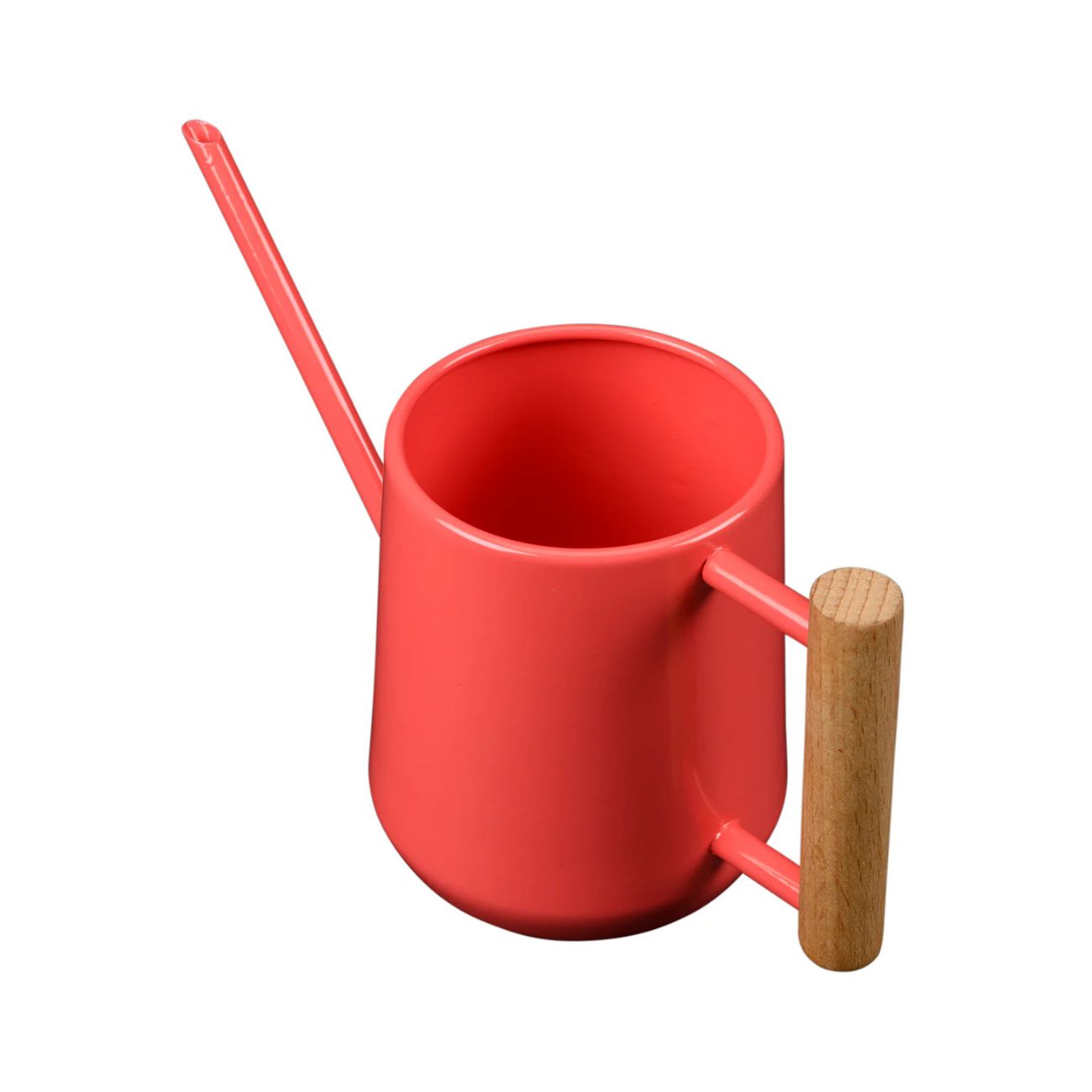 Small Indoor Watering Can in Coral Pink