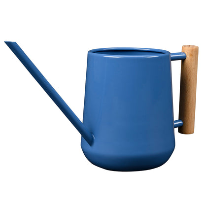Small Blue Watering Can with Slender Spout for Targeted Watering
