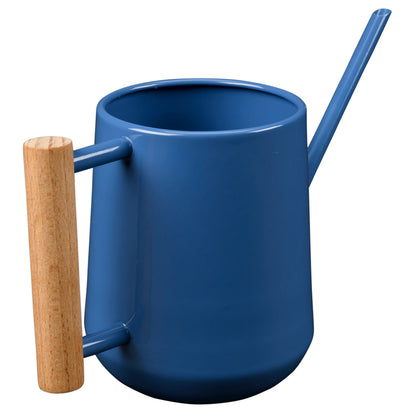 Burgon & Ball  Blue Collector Indoor Watering Can with Wooden Handle