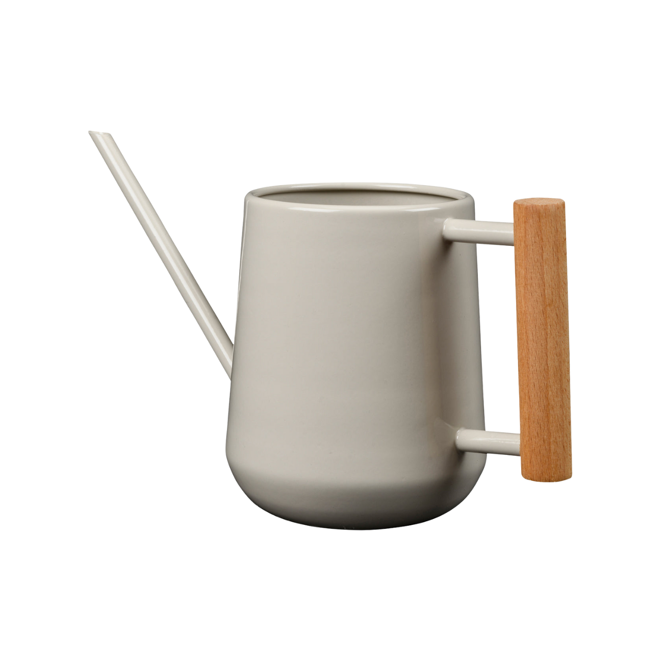 This small watering can's slender spout is perfect for delivering water just where it’s needed.