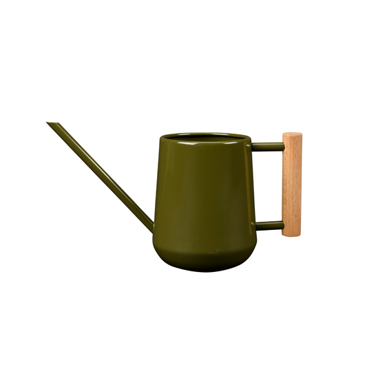 Burgon & Ball Small Indoor Watering Can in Olive