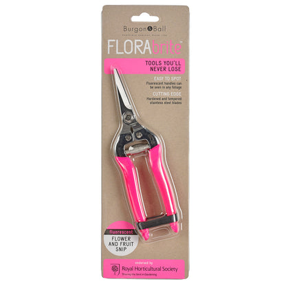 Burgon & Ball FloraBrite® Pink Flower & Fruit Snip Packaging