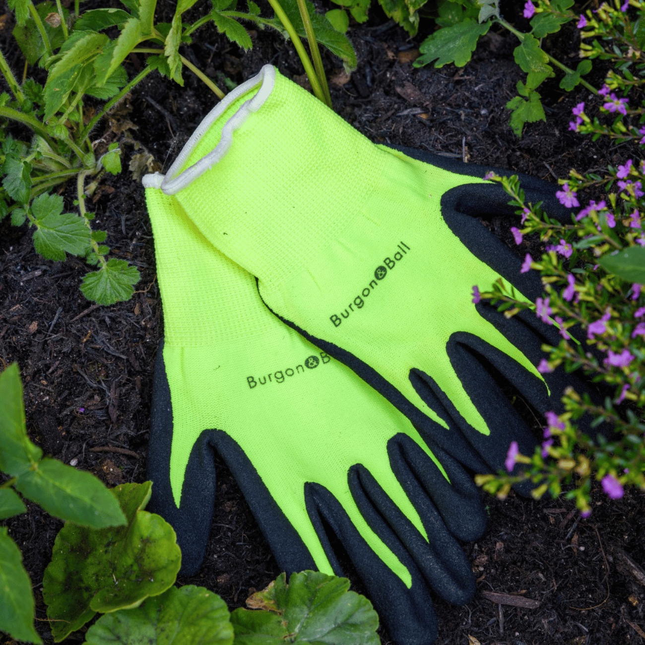 Burgon & Ball FloraBrite® Fluorescent Yellow Gardening Gloves