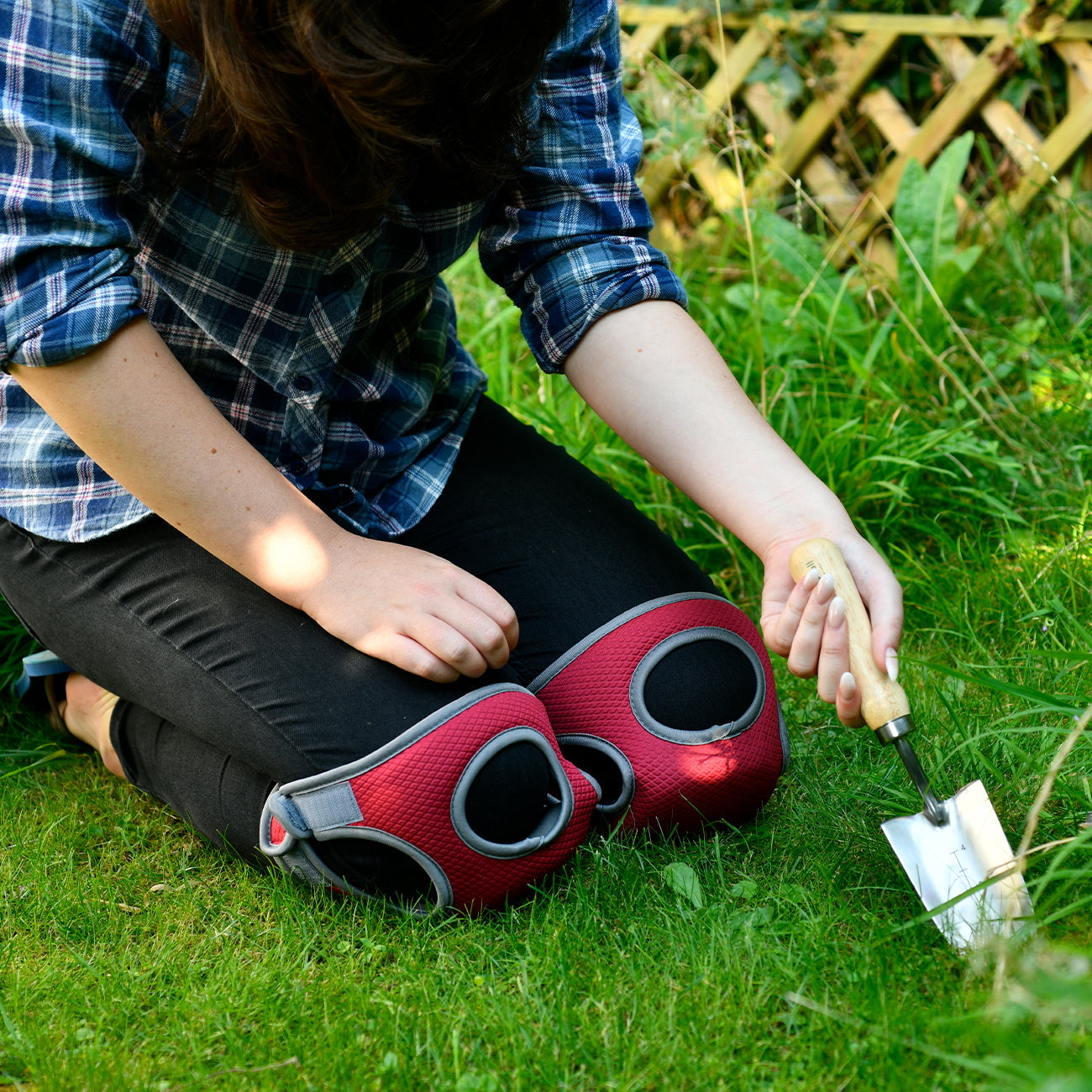 Gardening with Foam Knee Pads