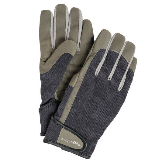 Burgon & Ball 'Dig the Glove' Men's Gardening Gloves, Country Corduroy