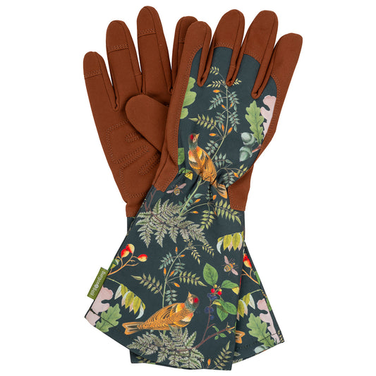 Burgon & Ball RHS 'Woodland Wonders' Gauntlet Gardening Gloves
