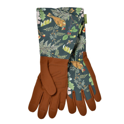 Burgon & Ball 'Woodland Wonders' Gauntlet Gardening Gloves Reverse