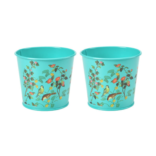 Burgon & Ball RHS 'Flora & Fauna' Collection Herb Pots, Set of 2