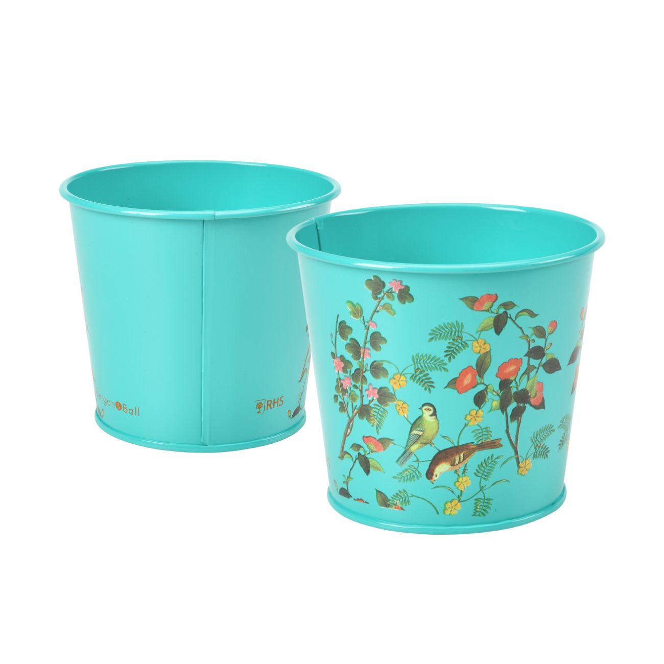Burgon & Ball RHS 'Flora & Fauna' Blue Herb Pots