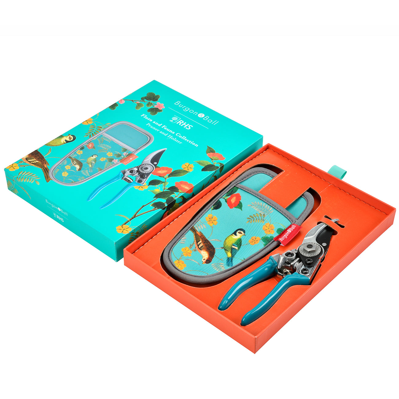 'Flora & Fauna' Pruner & Holster Gift Box Open