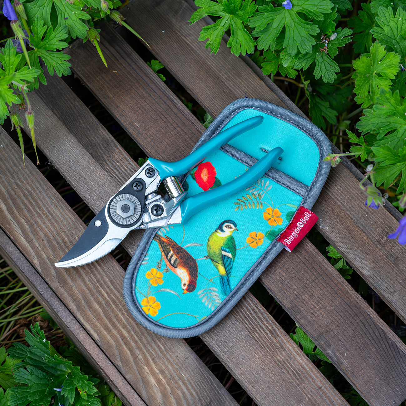 Burgon & Ball RHS 'Flora & Fauna' Garden Pruner & Holster
