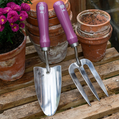 RHS Gifts for Gardeners 'Asteraceae' Trowel & Fork