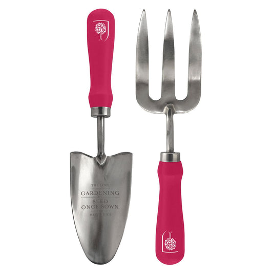 Burgon & Ball British Bloom Garden Trowel & Fork Set