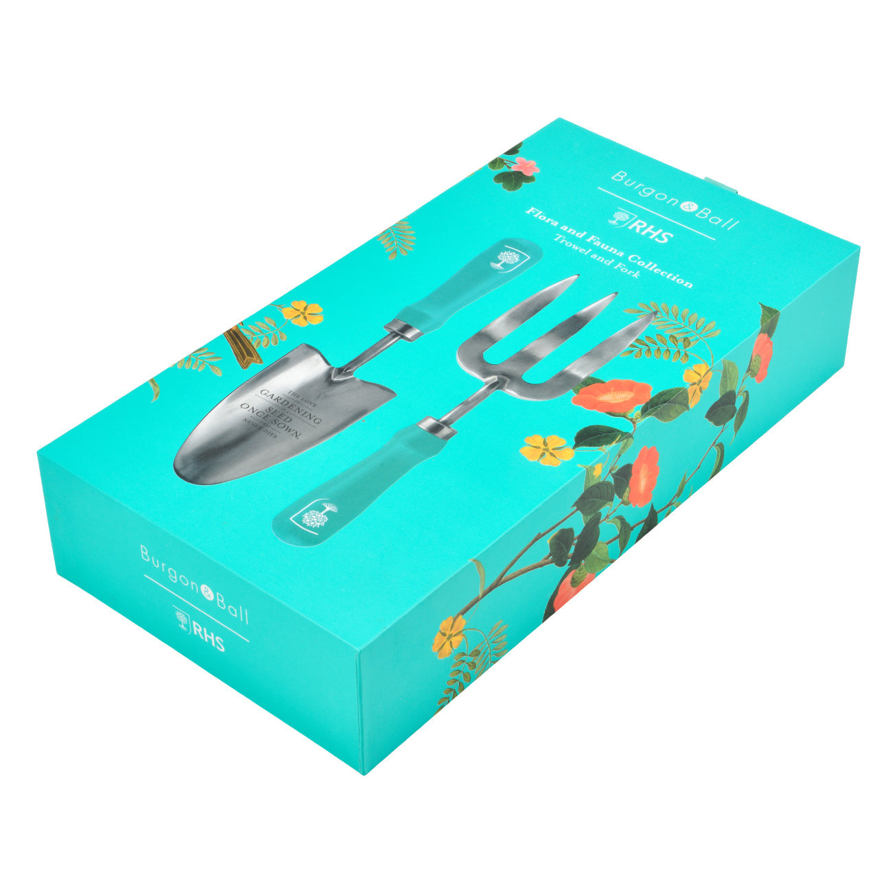 Burgon & Ball 'Flora & Fauna' Trowel & Fork Set, Gift Boxed