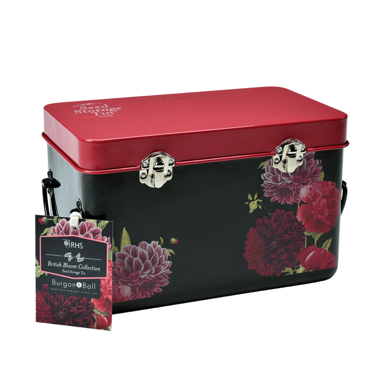 Burgon & Ball British Meadow Seed Tin with Product Tag
