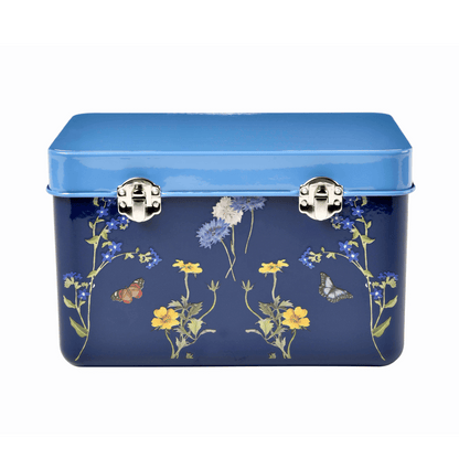 British Meadow Collection Flower Patterned Seed Tin