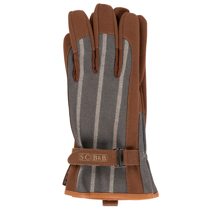 Grey Stripe Gardening Gloves