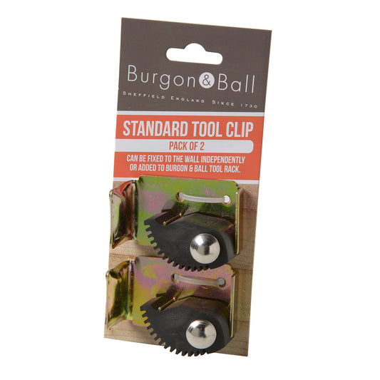 Burgon & Ball Standard Tool Rack Clips, Pack of 2