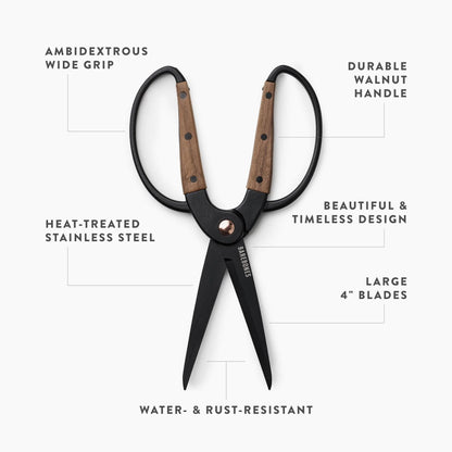 Barebones Garden Scissors Features