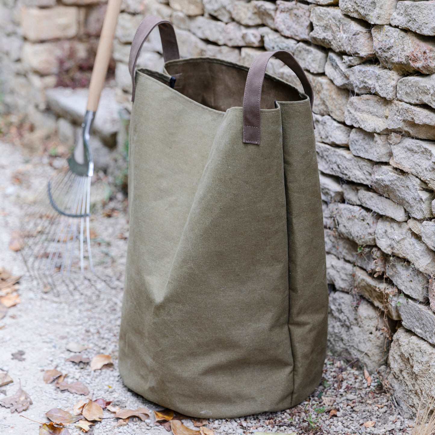 Canvas Garden Leaf Bag