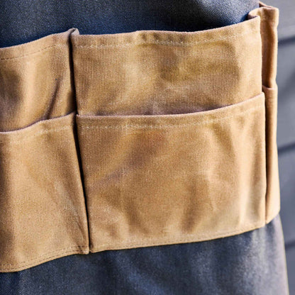 Garden Trading Charcoal Canvas Apron Pockets