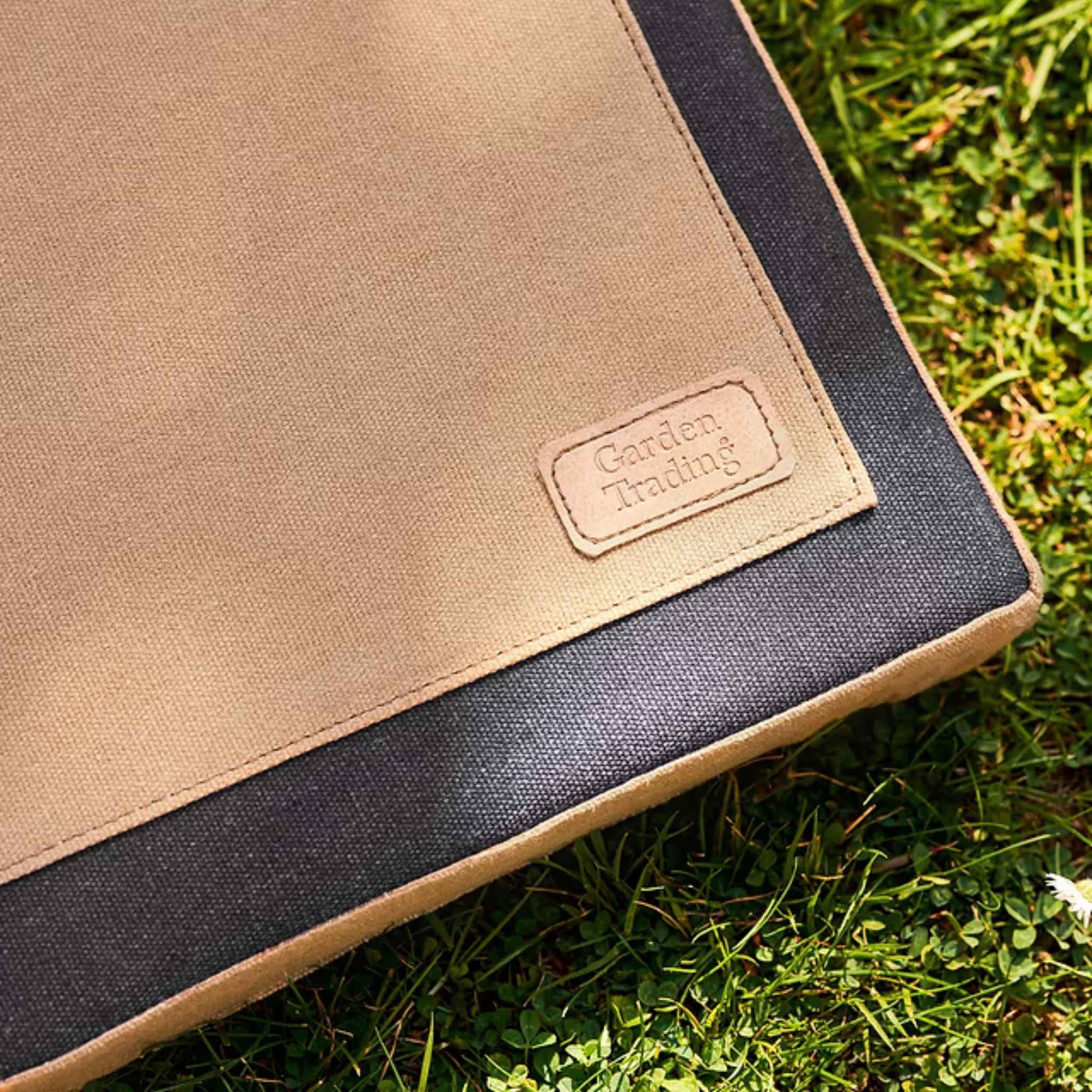 Garden Trading Charcoal Canvas Garden Kneeler Corner